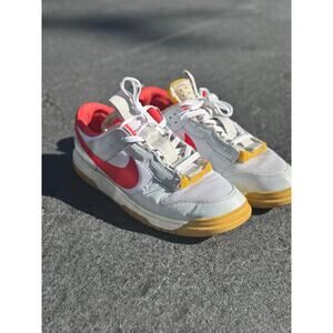 Nike Nike Air Dunk Jumbo [DV0821-102] Men Casual Shoes White/Crimson-Platinum